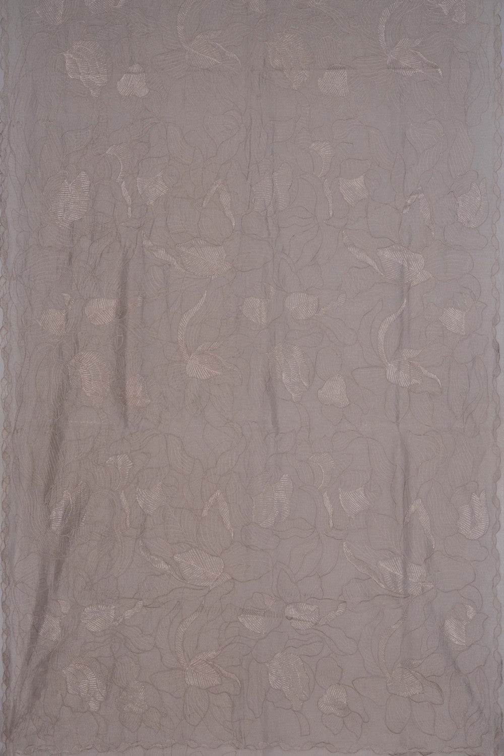 Tissue Silk Embroidery Saree