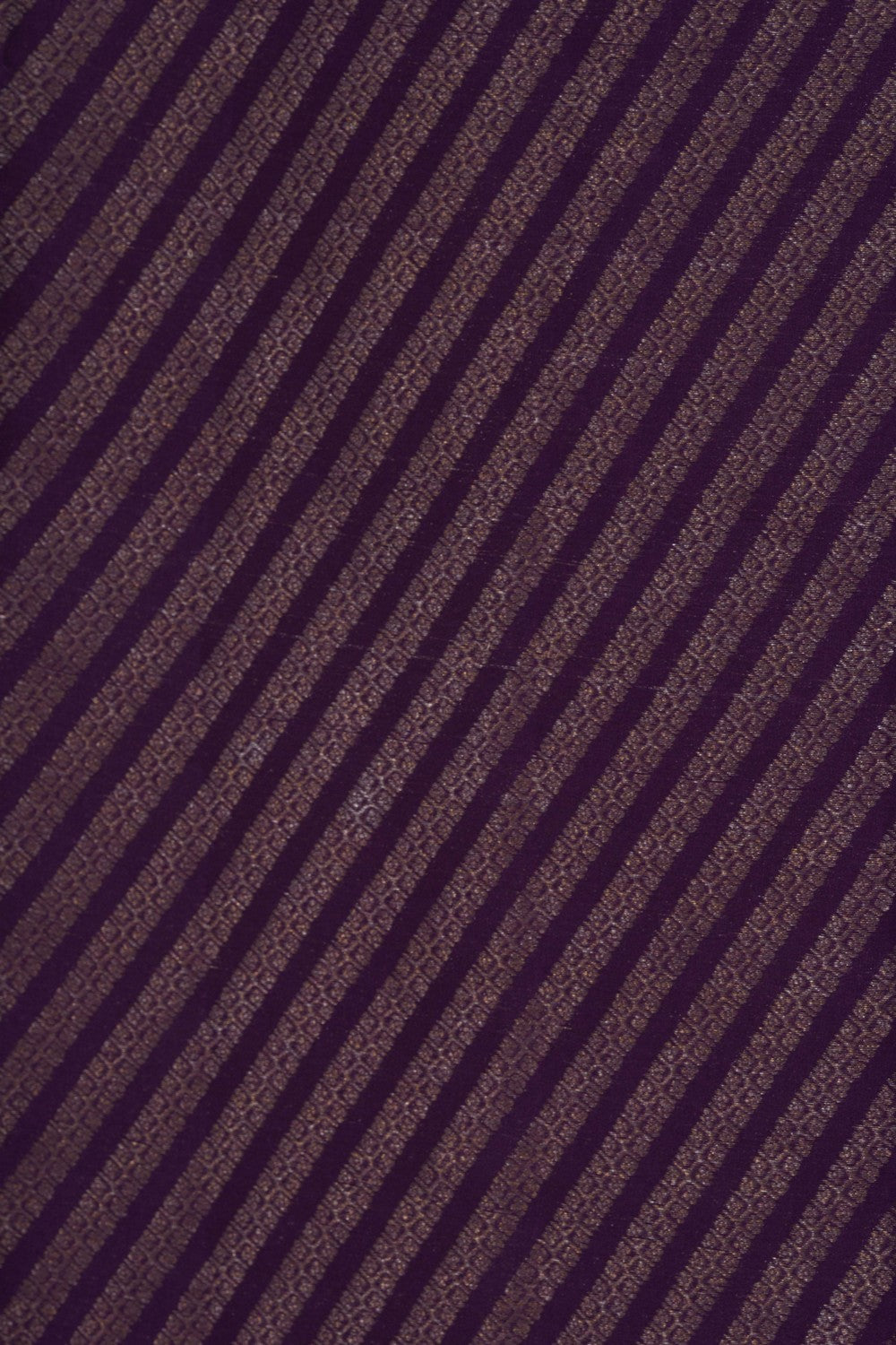 Banarasi Crepe Silk Violet Saree