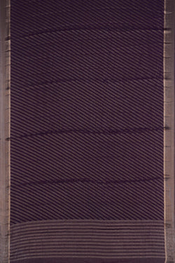 Image of Banarasi Crepe Silk Violet Saree