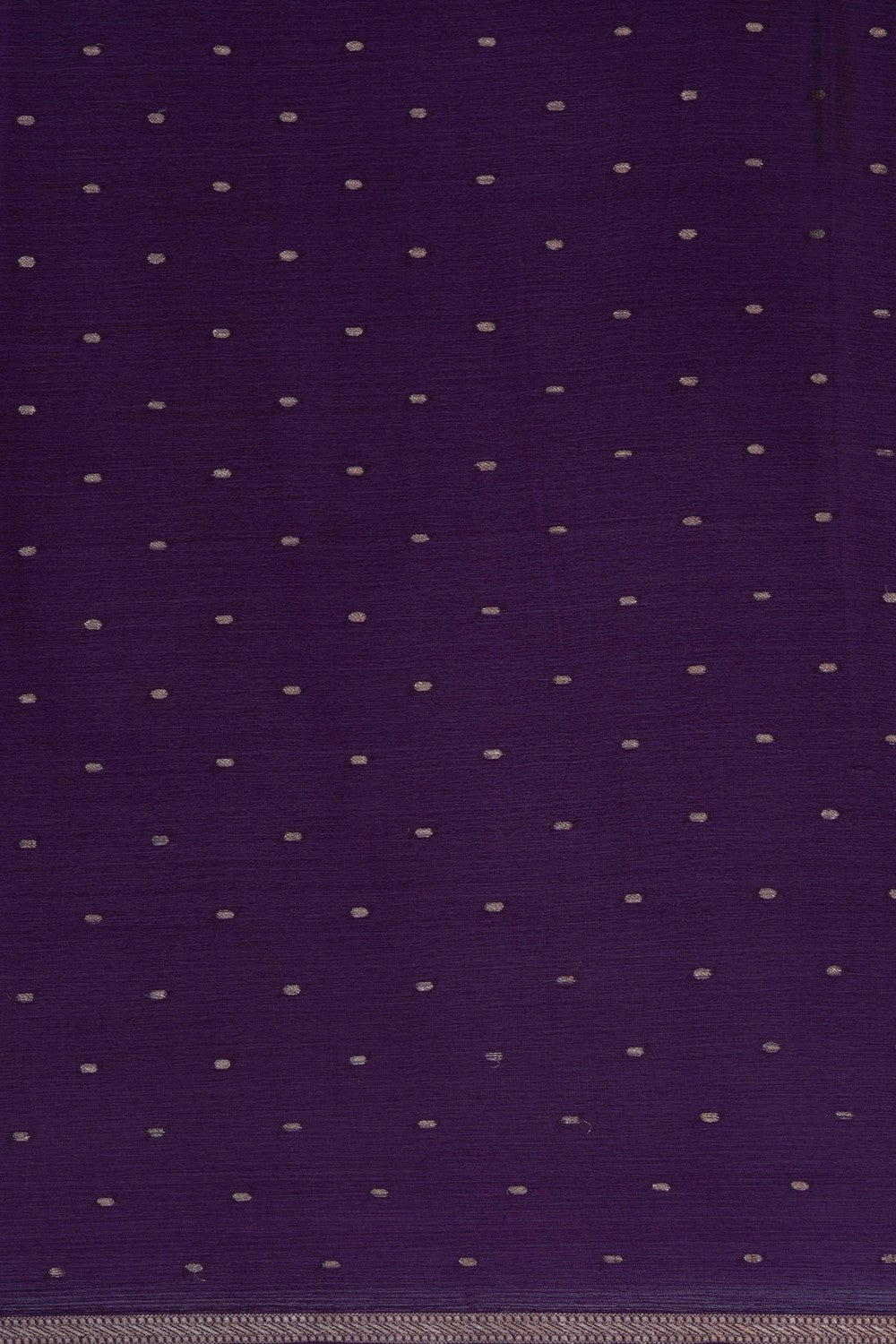 Banarasi Crepe Silk Violet Saree