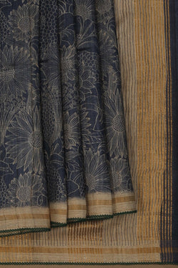 Image of A Tussar Embroidery Saree
