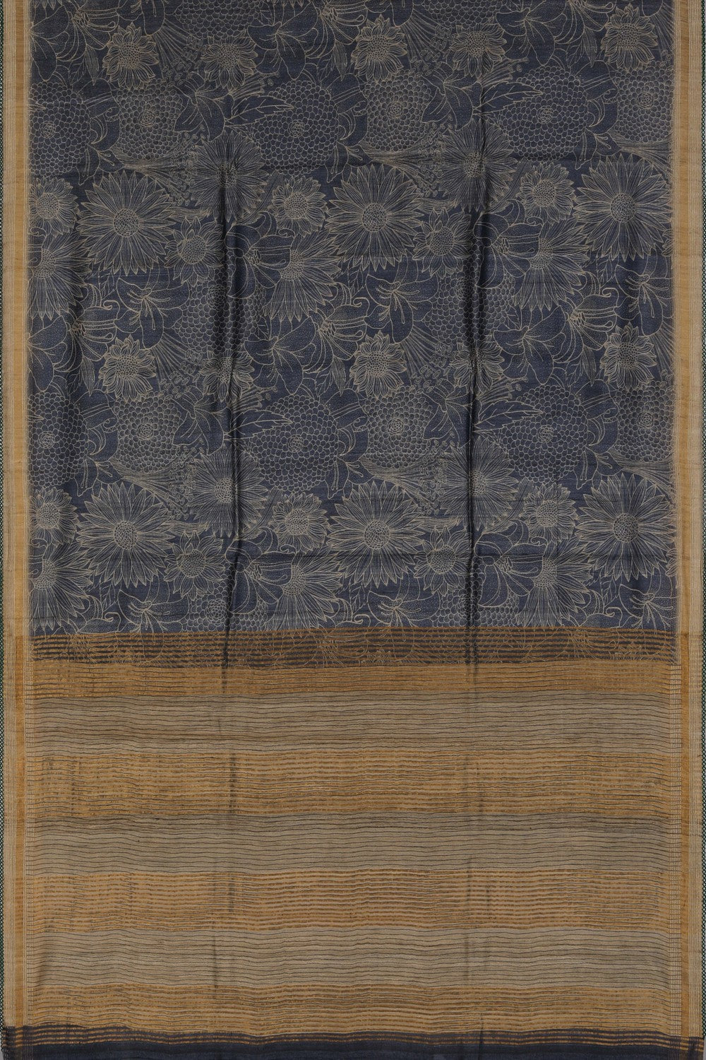 Image of A Tussar Embroidery Saree