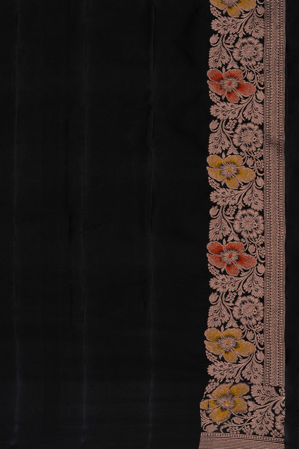 Image of Banarasi Silk Black Saree
