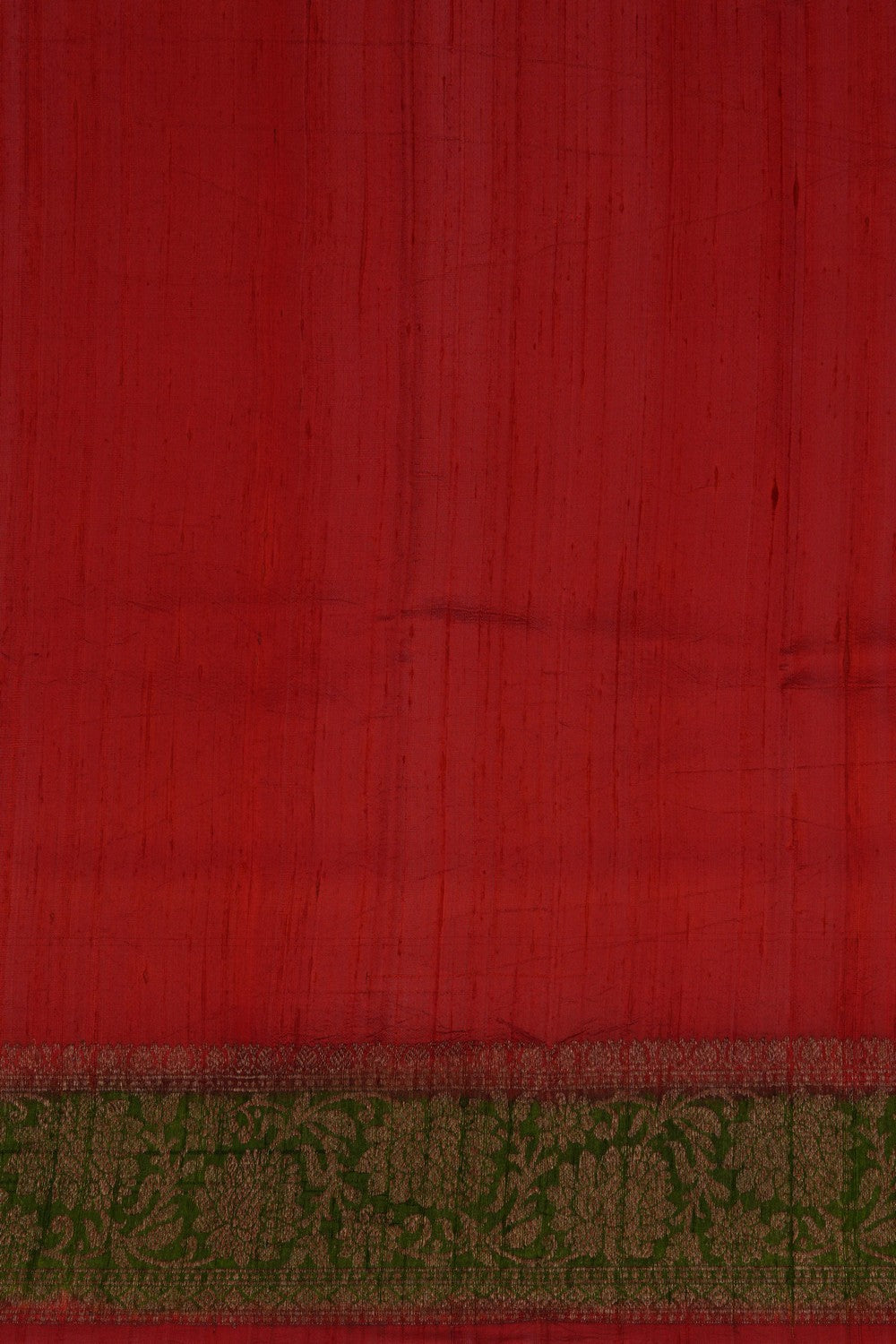 Image of Banarasi Dupion Silk Green Saree