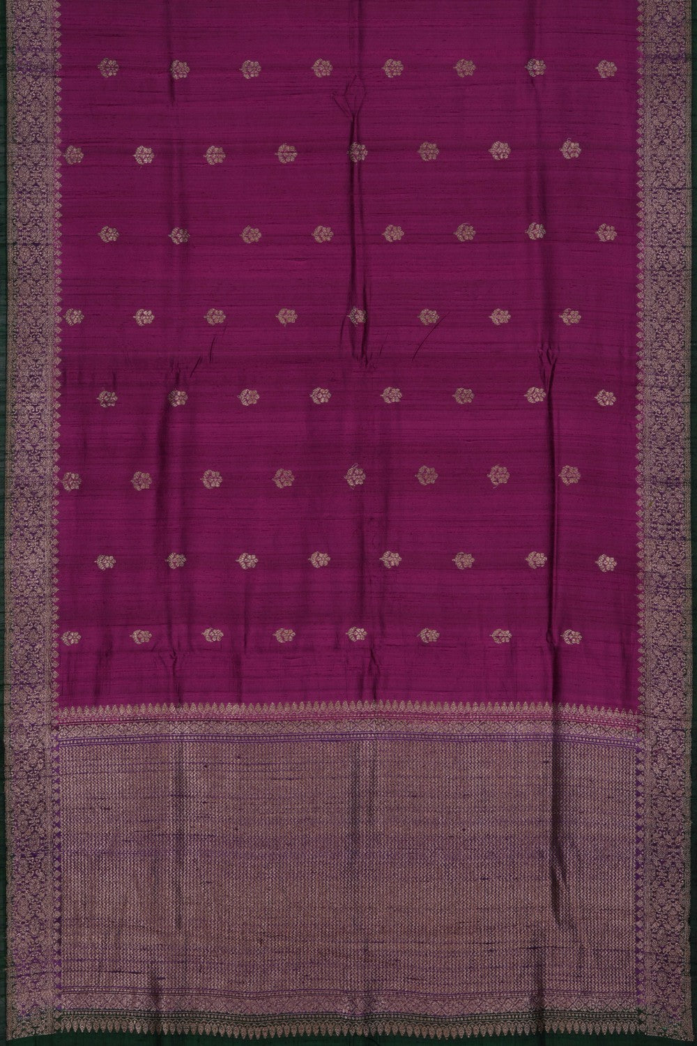 Banarasi Dupion Silk Magenta Saree