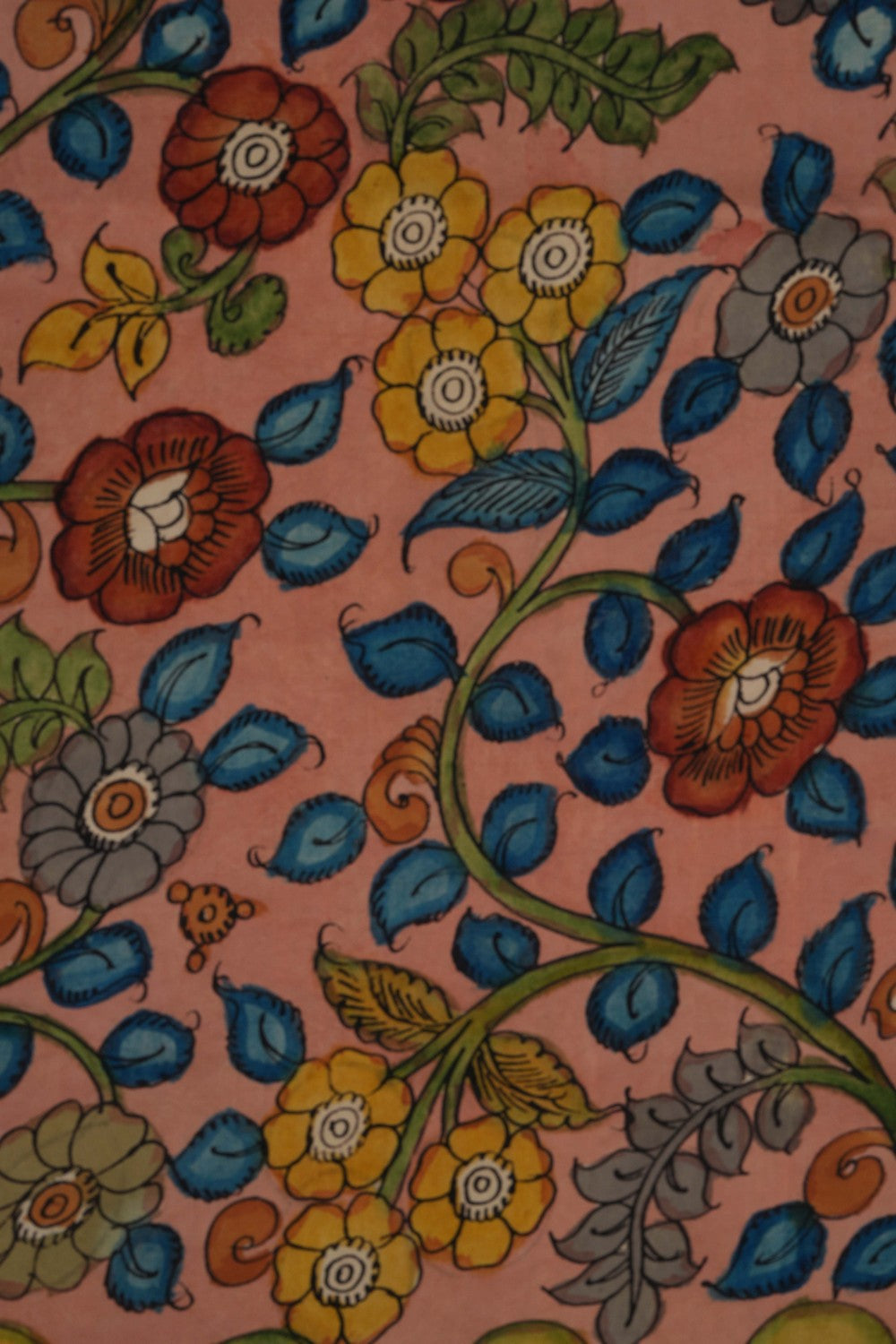 Kalamkari Floral Saree