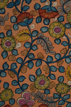 Image of Kalamkari Floral Saree