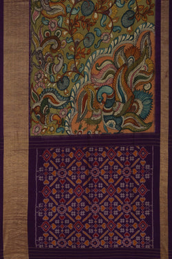 Image of Kalamkari Floral Saree