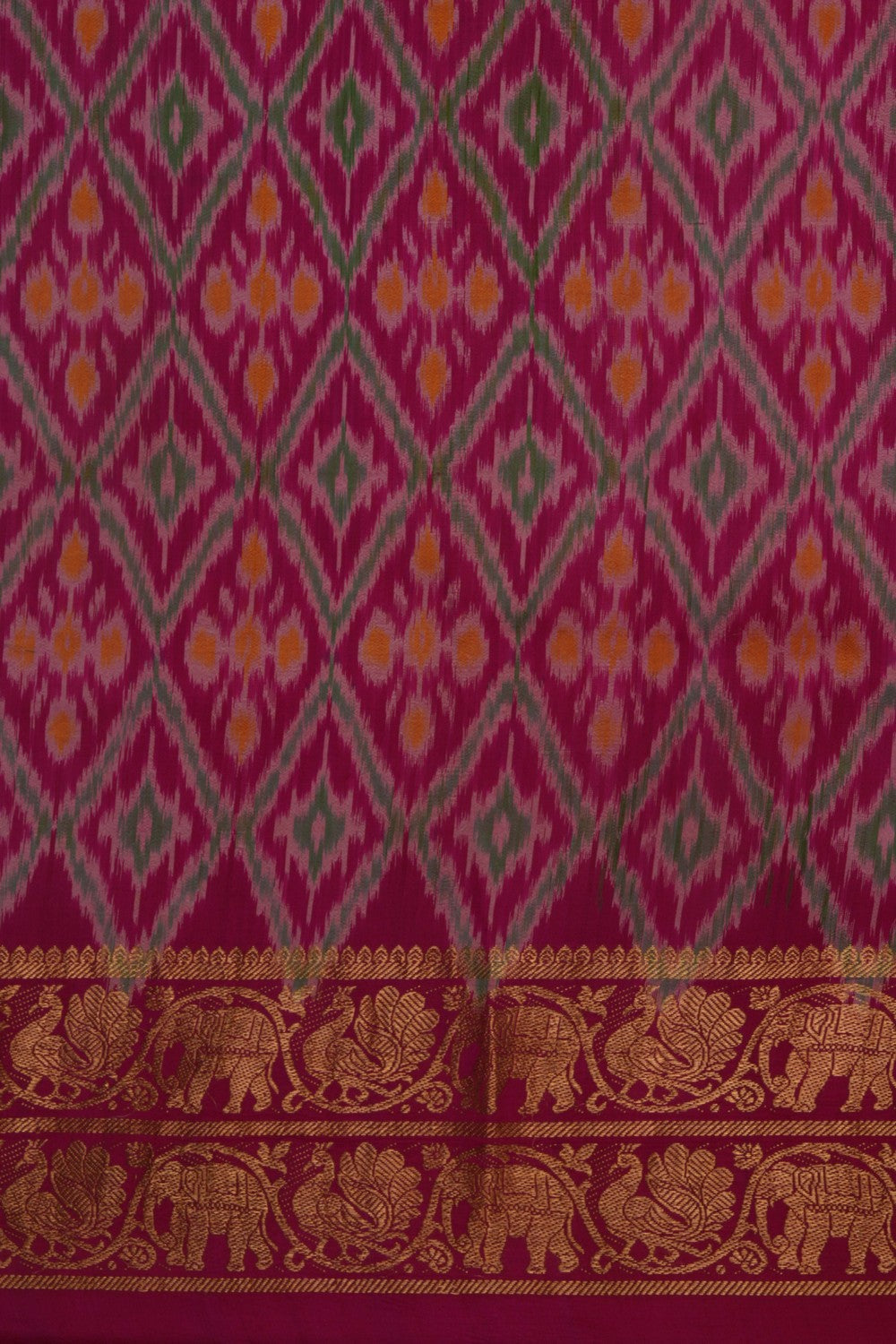 Kalamkari Floral Saree