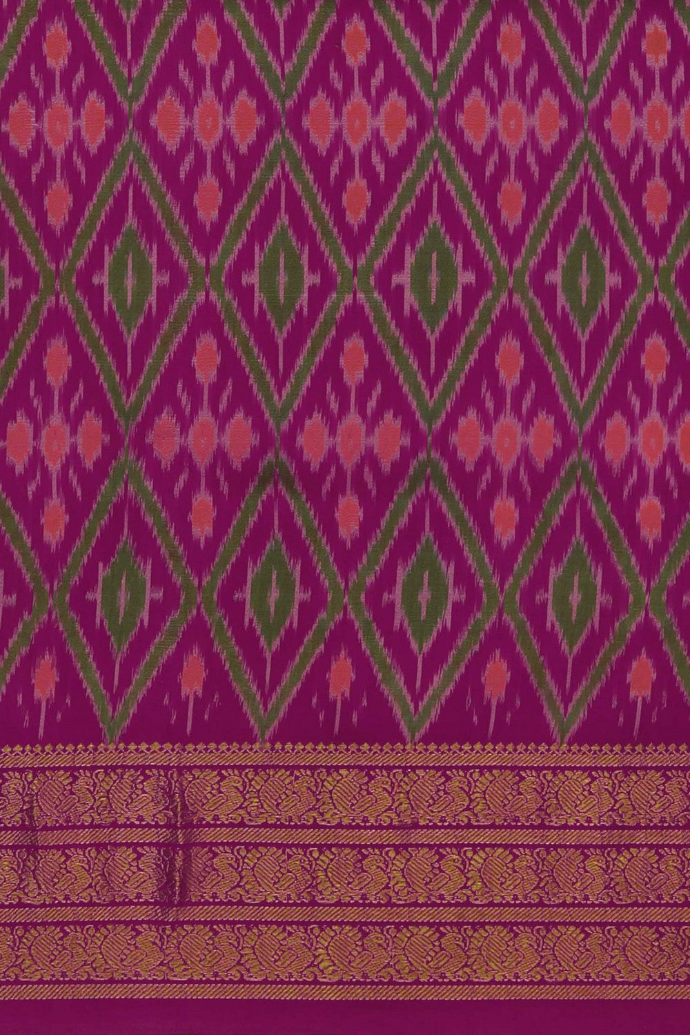 Kalamkari Floral Saree