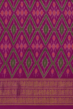 Image of Kalamkari Floral Saree