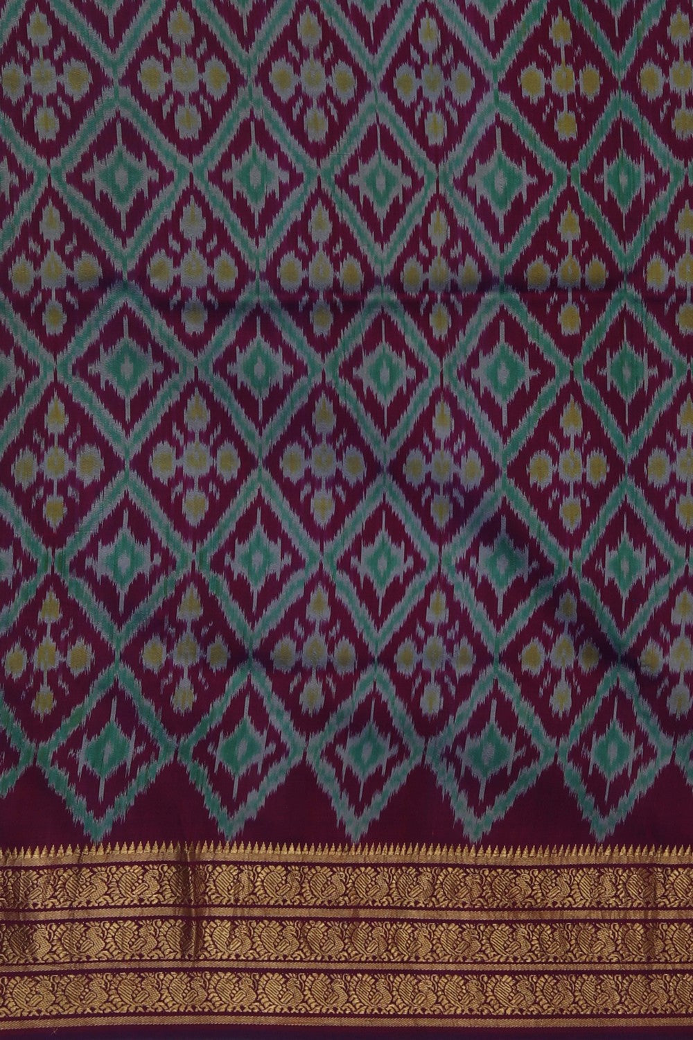 Kalamkari Floral Saree