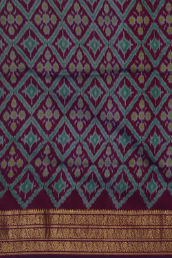 Image of Kalamkari Floral Saree