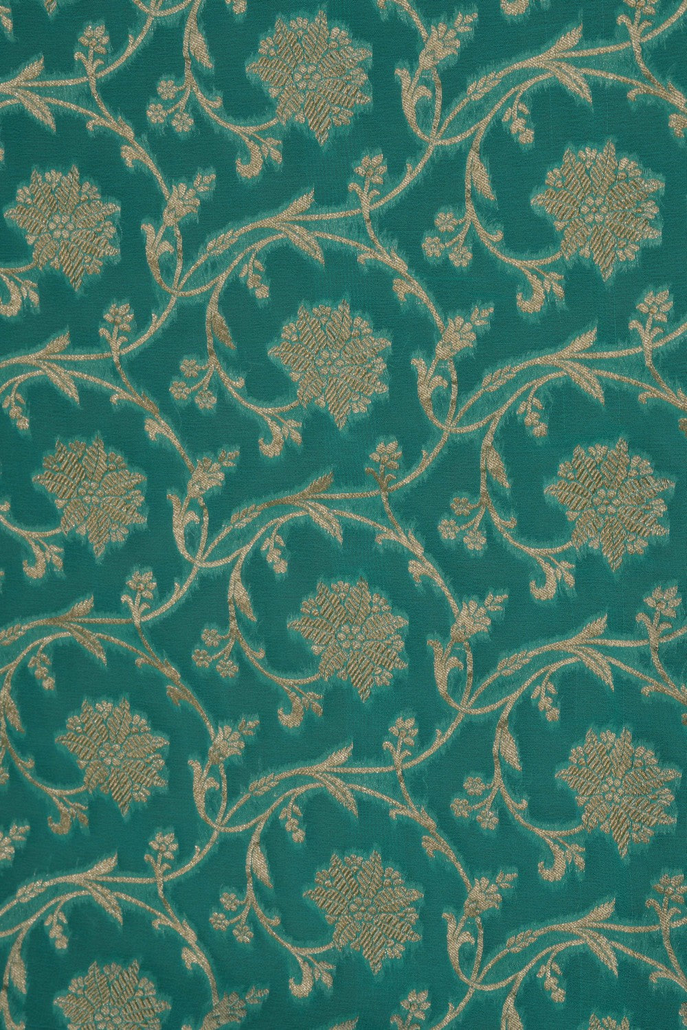 Image of Banarasi Georgette Sea Green Saree