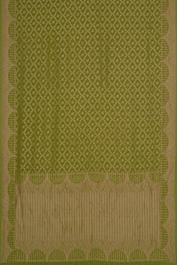 Image of Banarasi Georgette Green Saree