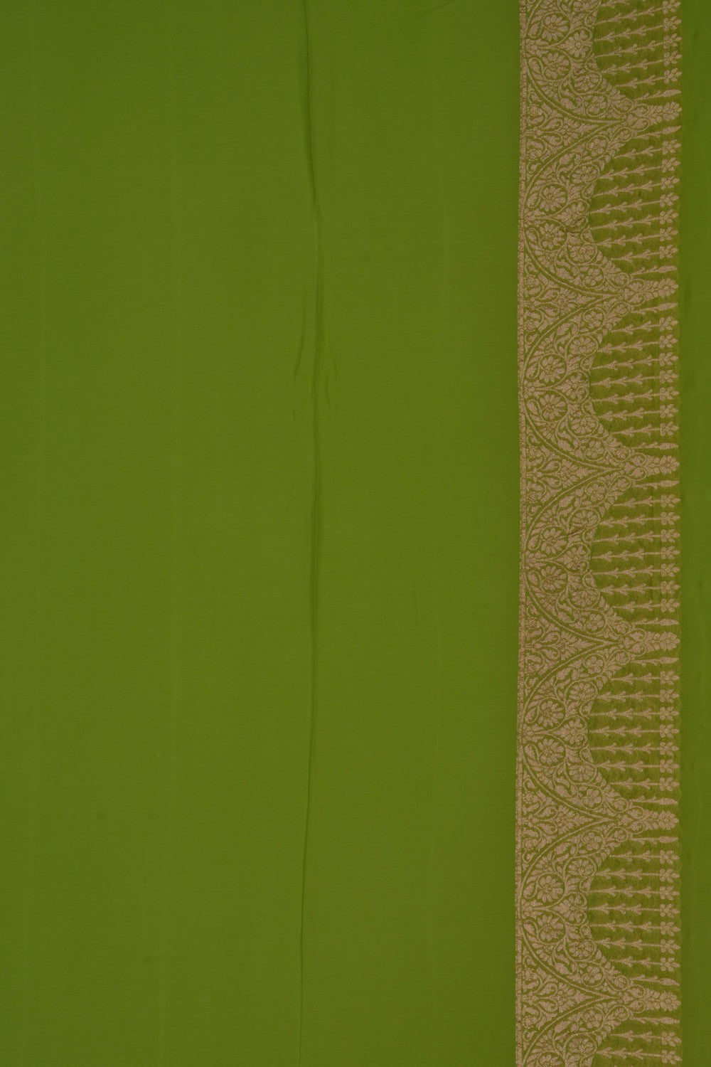 Image of Banarasi Georgette Green Saree