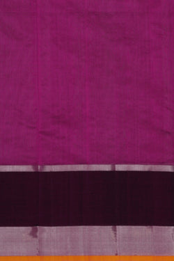 Image of Chanderi Silk Magenta Pink Saree