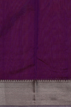 Image of Chanderi Tissue Silk Purple Saree