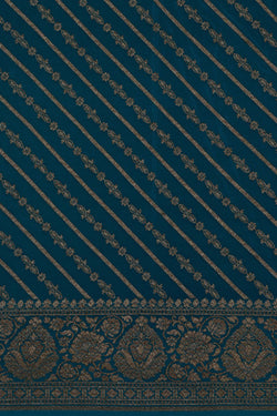 Image of Banarasi Crepe Silk Peach Saree