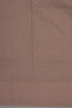 Image of Banarasi Katan Silk Off-White Saree