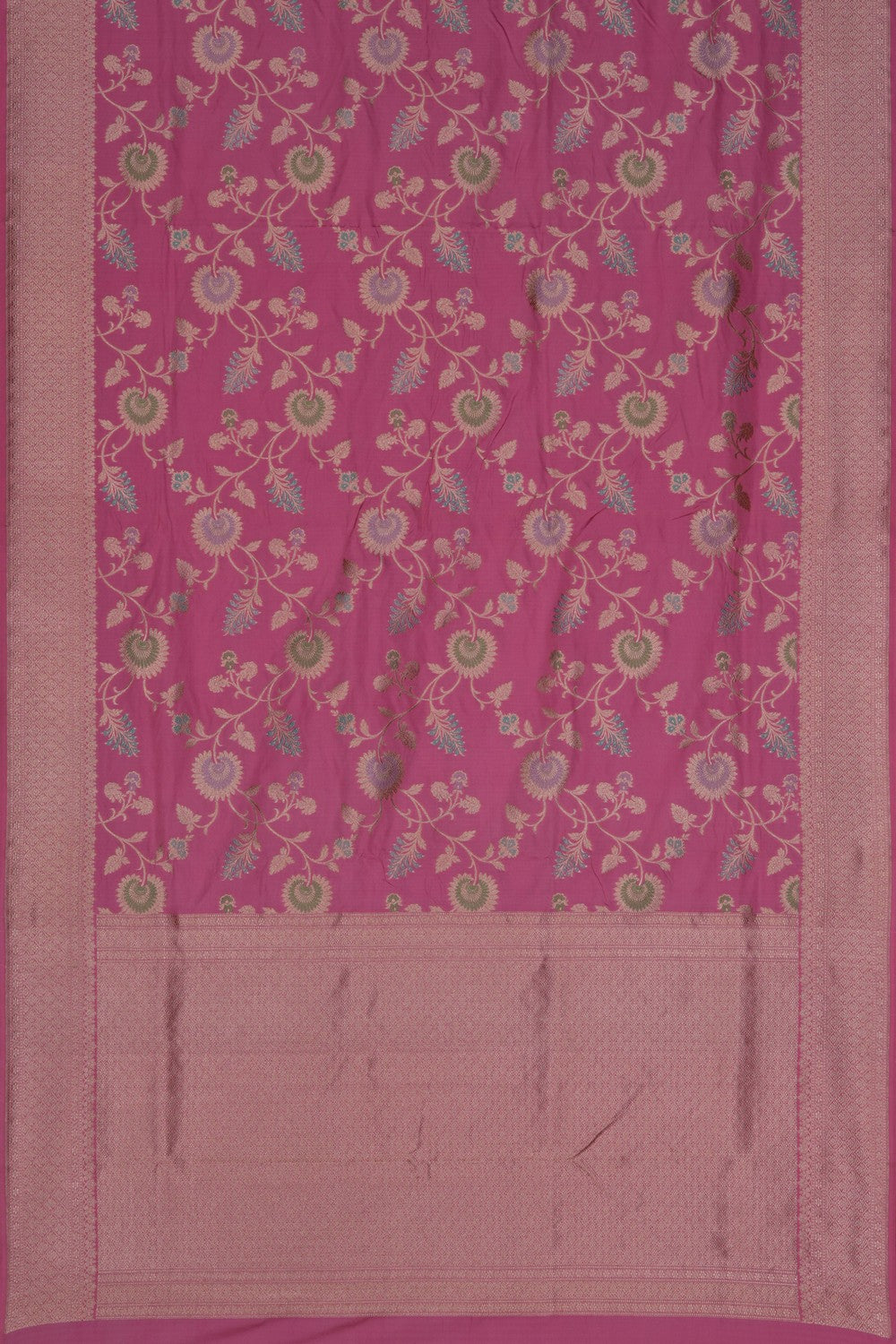Image of Banarasi Katan Silk Pink Saree