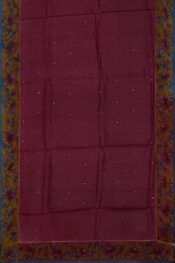 Image of Tussar Silk Pink Saree