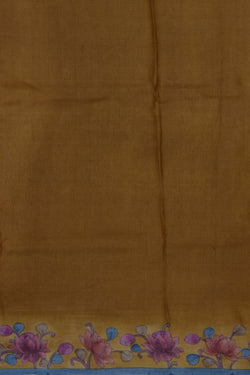Image of Tussar Silk Pink Saree