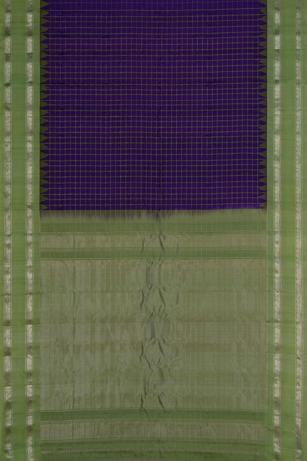 Gadwal Silk Purple Saree