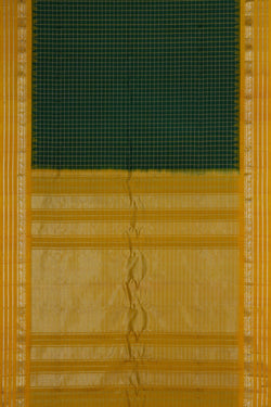 Image of Gadwal Silk Green Saree