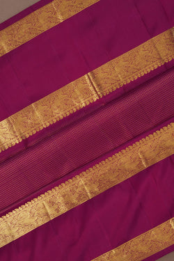 Image of Gadwal Pattu Magenta Pink Saree