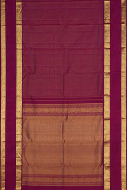 Image of Gadwal Pattu Magenta Pink Saree