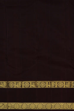 Image of Gadwal Pattu Orange Saree