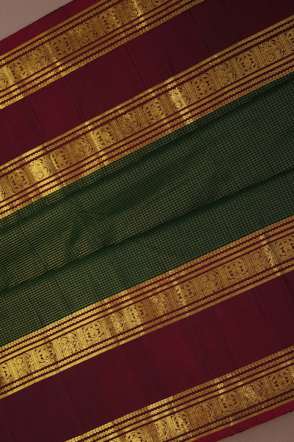 Gadwal Pattu Green Saree