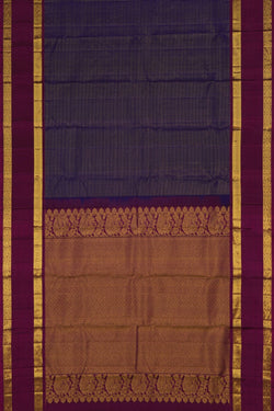 Image of Gadwal Pattu Purple Saree