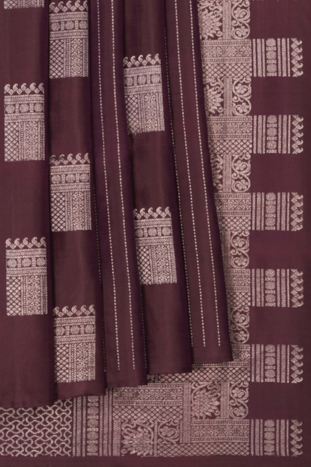 Image of South Silk Brown Saree