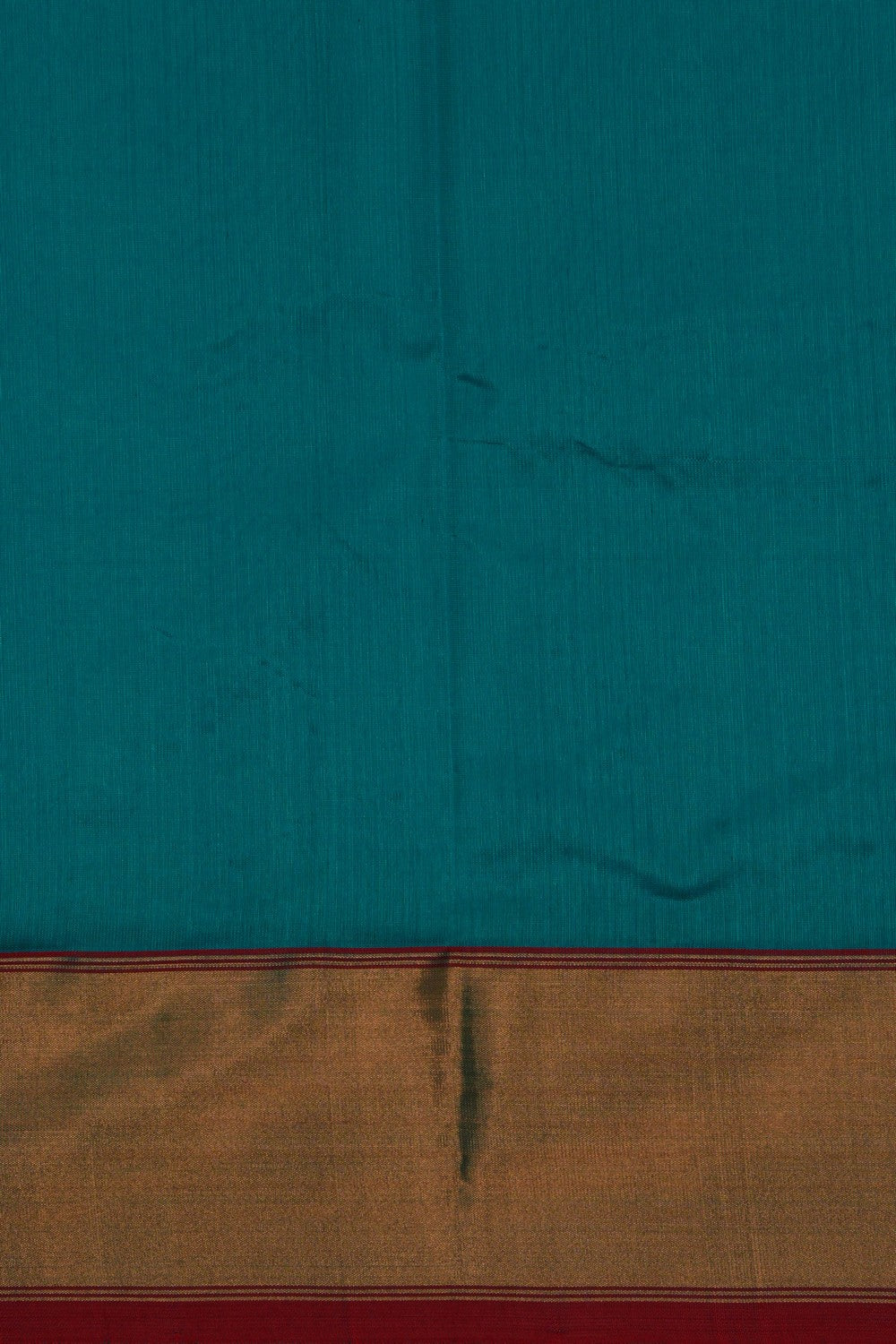 Image of Chanderi Silk Blue Saree