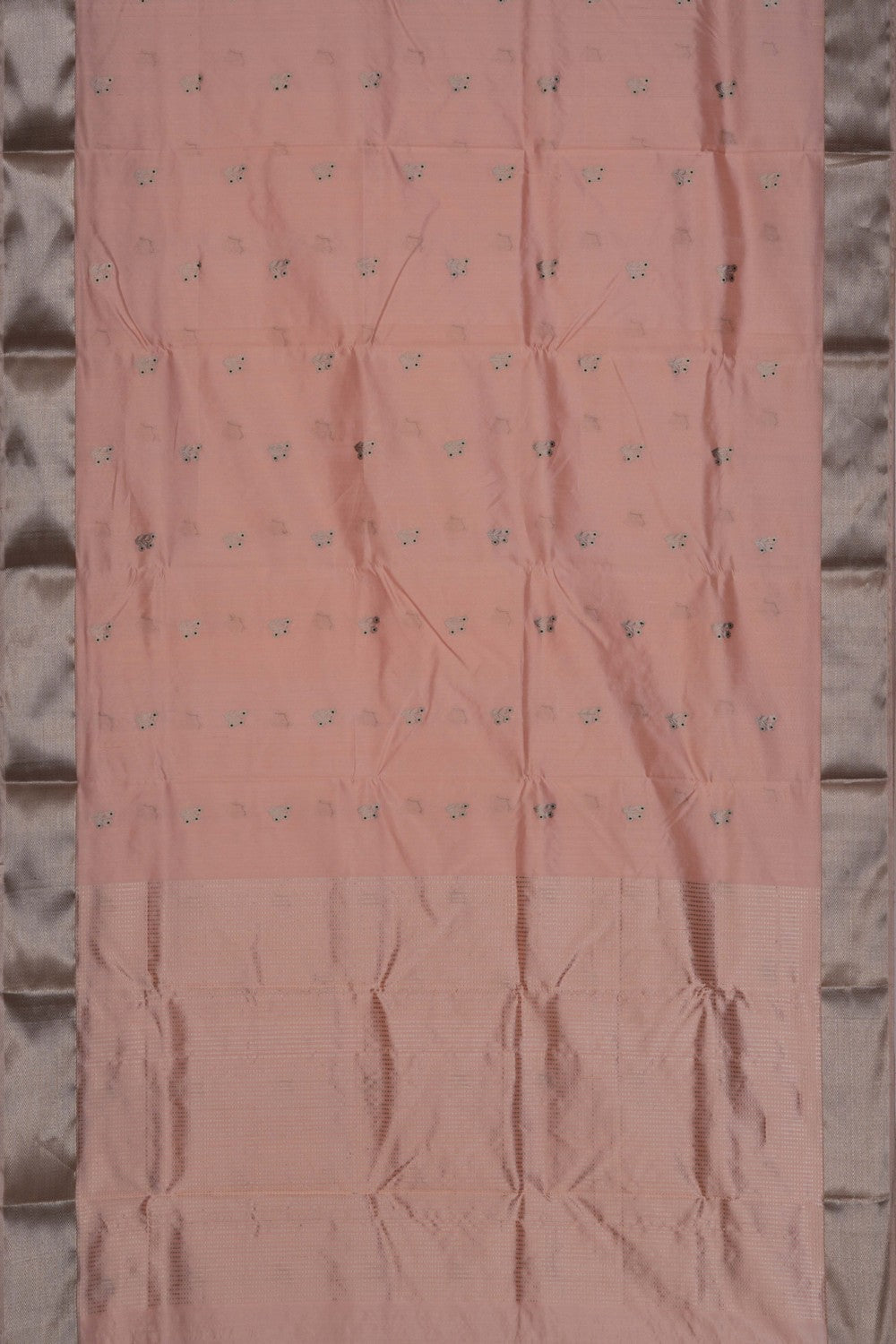 Image of Chanderi Silk Pink Saree