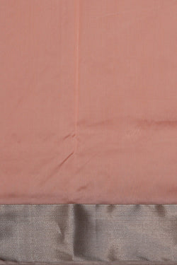 Image of Chanderi Silk Pink Saree