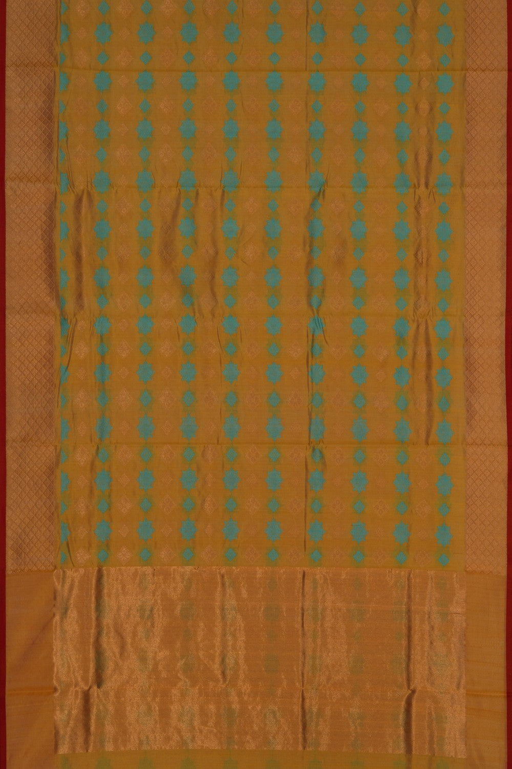 Image of Chanderi Silk Gold Saree