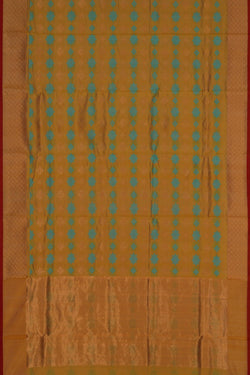 Image of Chanderi Silk Gold Saree