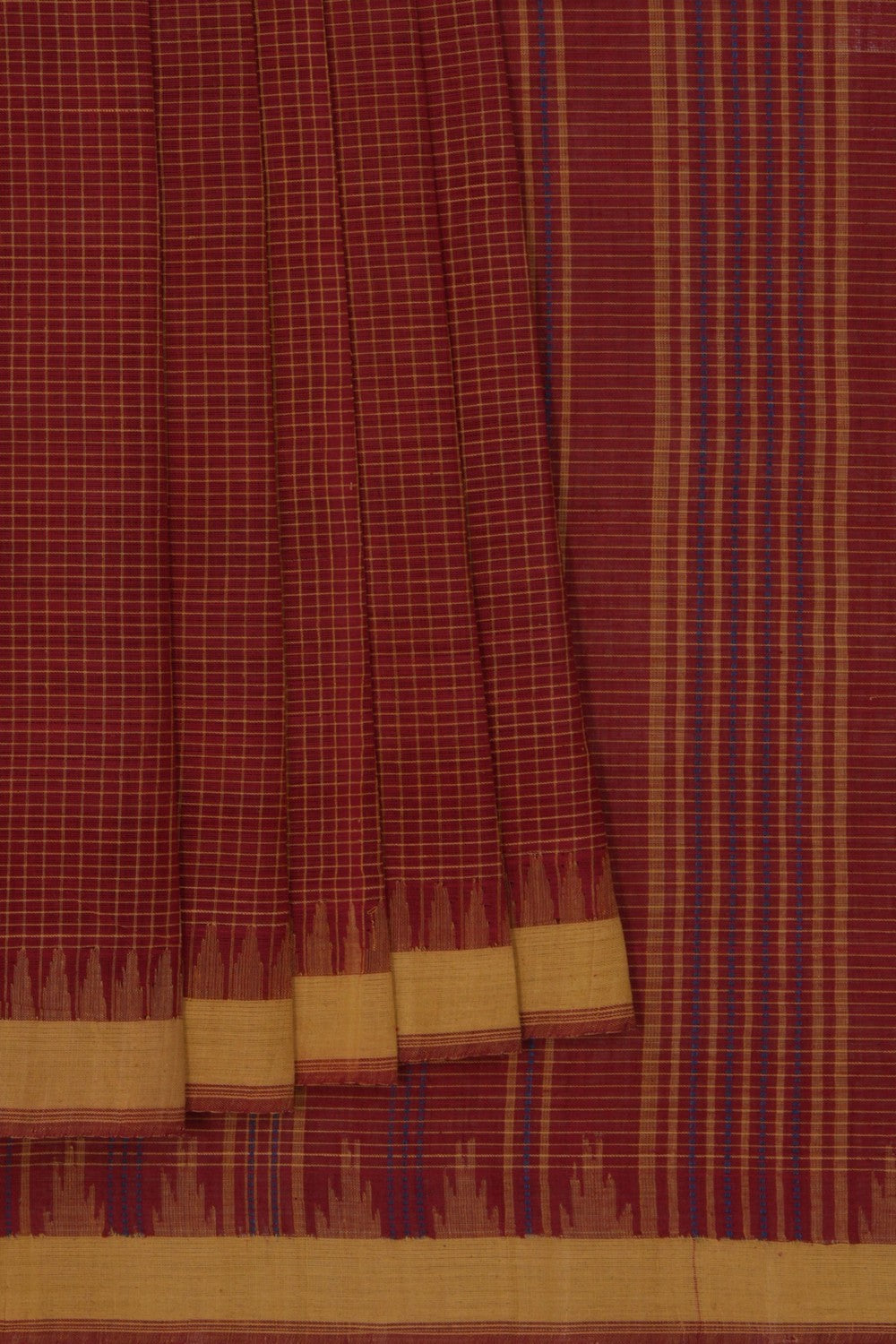 Image of A Handloom Khadi Cotton Saree