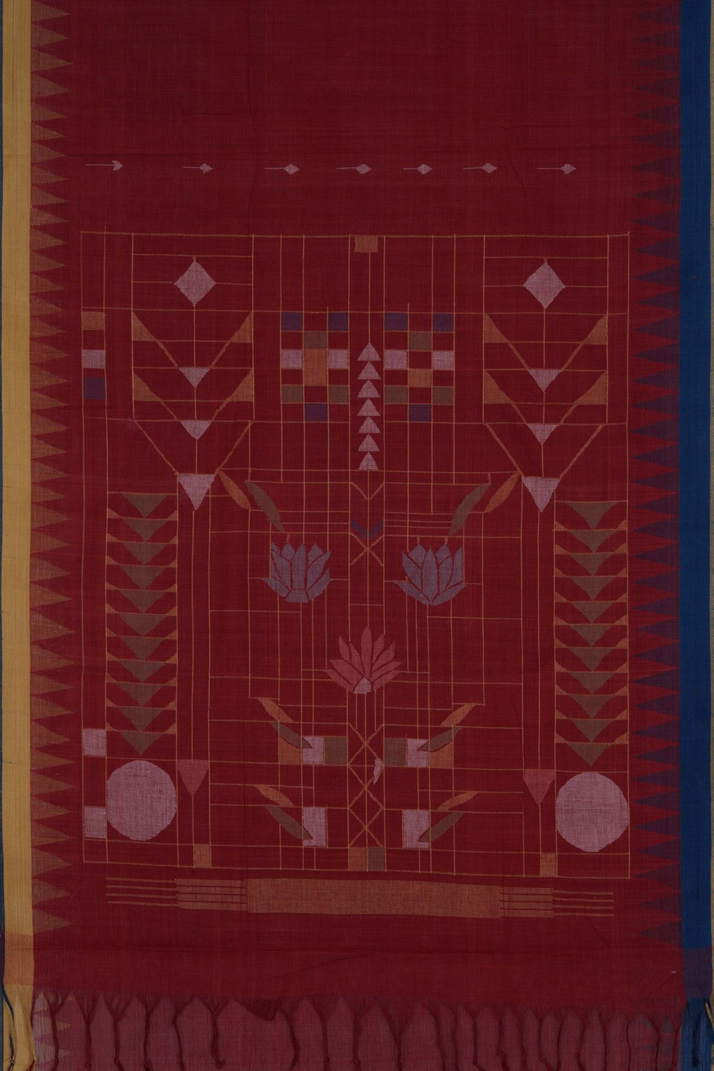 Image of A Handloom Khadi Cotton Saree