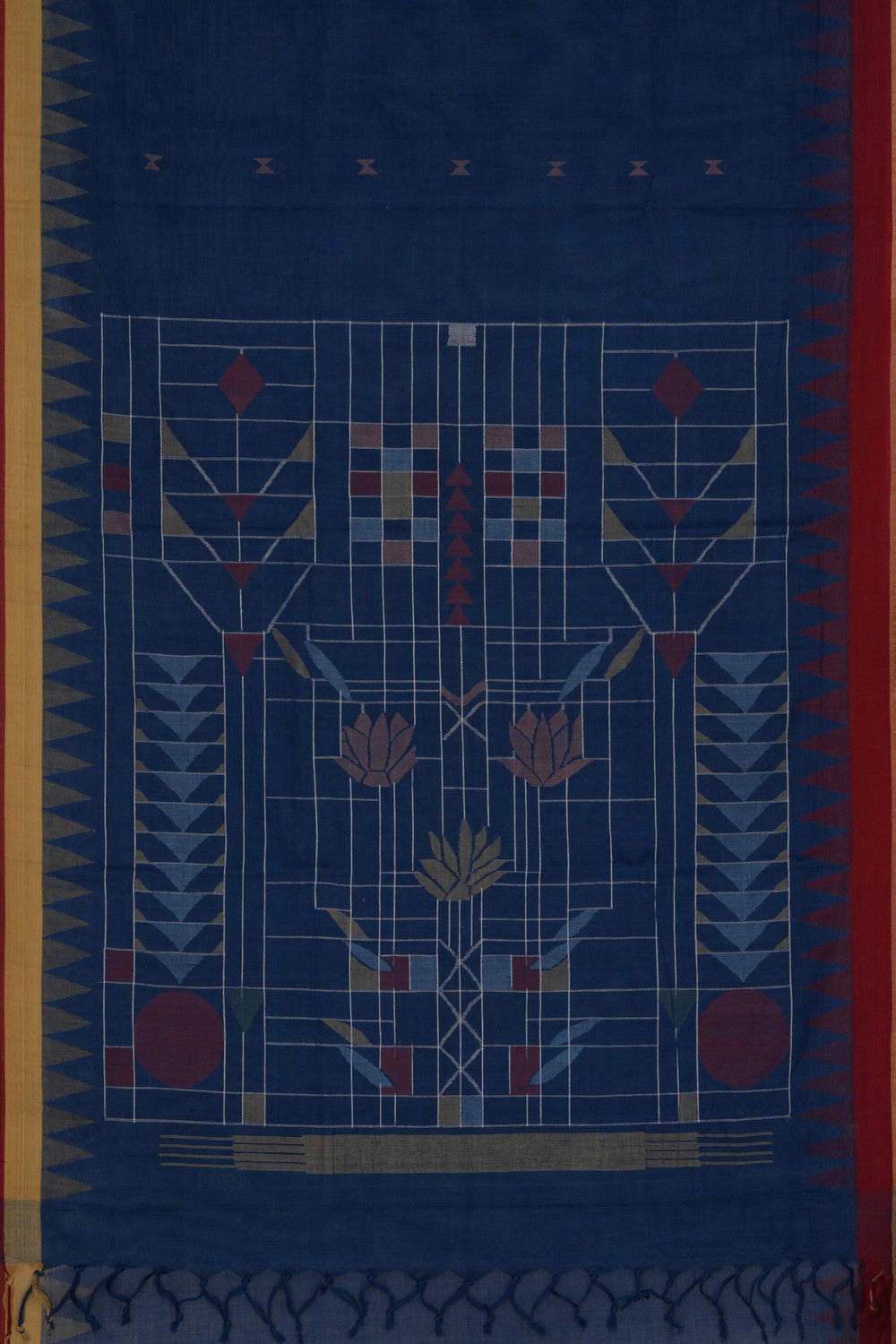 Image of A Handloom Khadi Cotton Saree