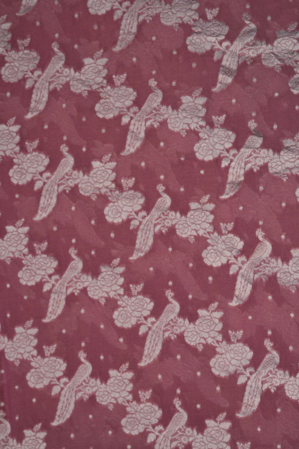 Image of Banarasi Tissue Silk Pink Saree