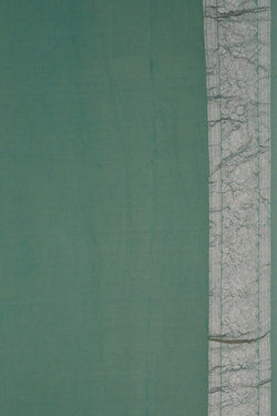 Image of Banarasi Tissue Silk Teal Blue Saree