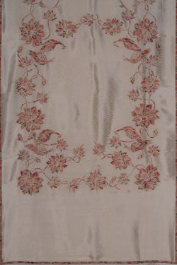 Image of A graceful Tissue Silk White Saree
