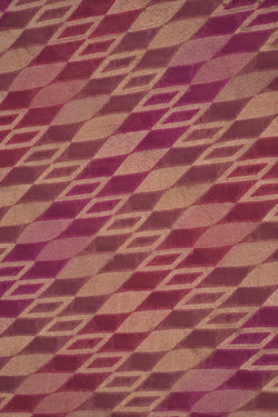 Image of Banarasi Georgette Pink Saree