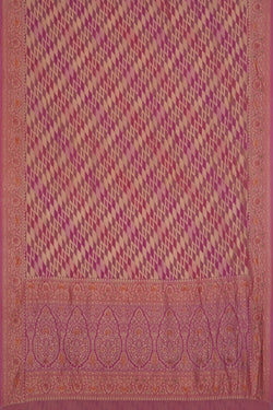 Image of Banarasi Georgette Pink Saree