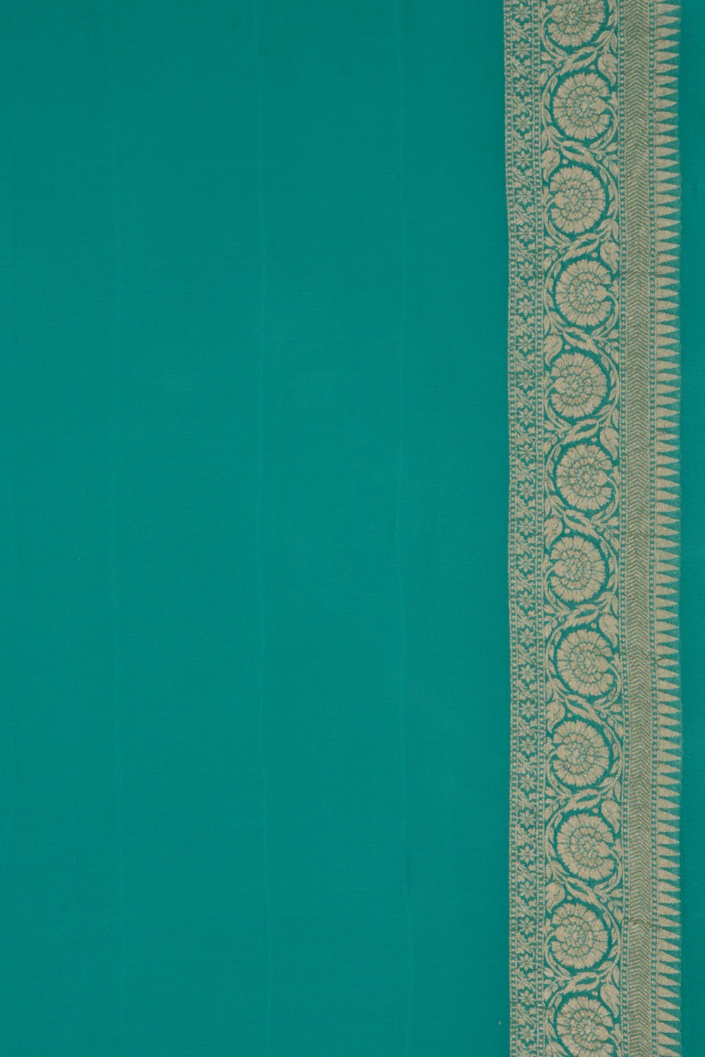 Image of Banarasi Georgette Teal Green Saree