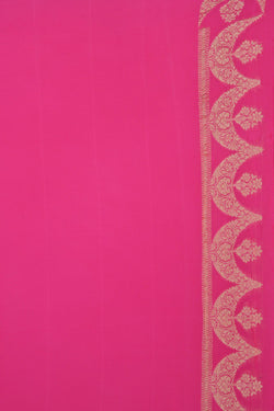 Image of Banarasi Georgette Pink Saree